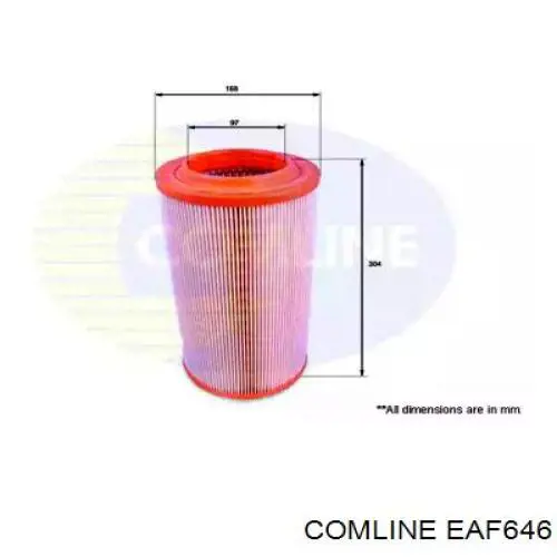 EAF646 Comline фільтр повітряний