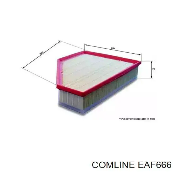 EAF666 Comline фільтр повітряний