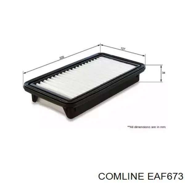 Фільтр повітряний EAF673 Comline