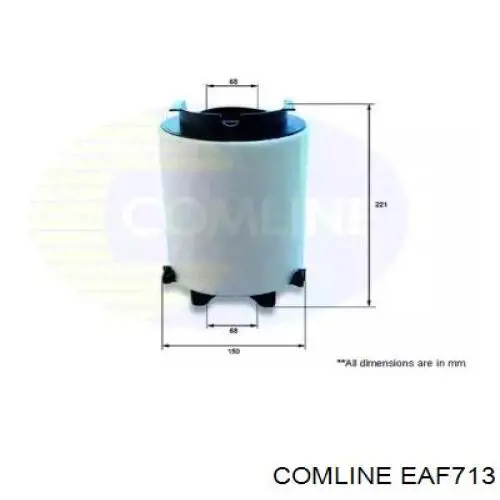 EAF713 Comline фільтр повітряний