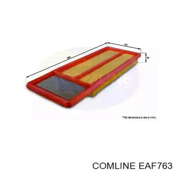 EAF763 Comline Повітряний фільтр двигуна