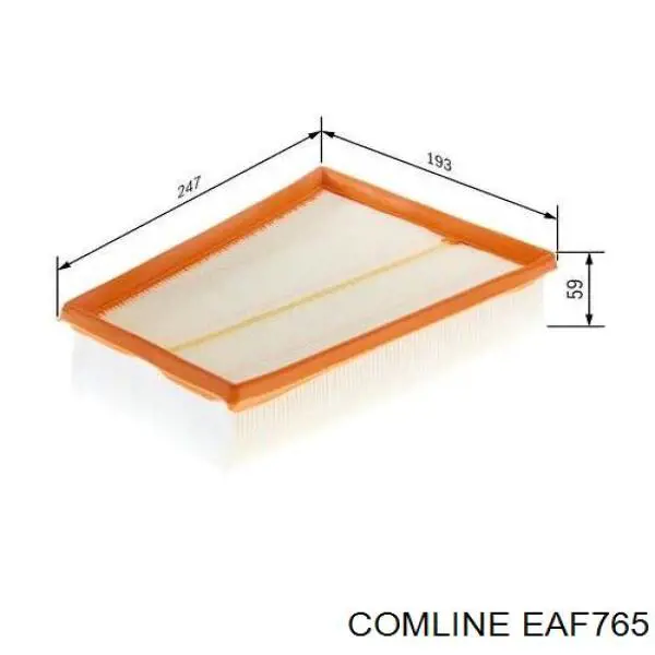 Повітряний фільтр EAF765 Comline