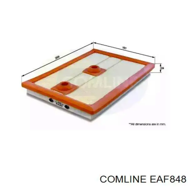 Фільтр повітряний EAF848 Comline