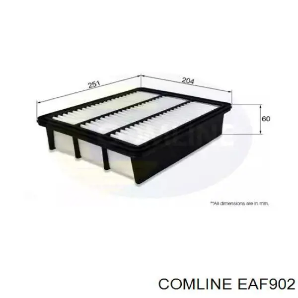 Фільтр повітряний EAF902 Comline