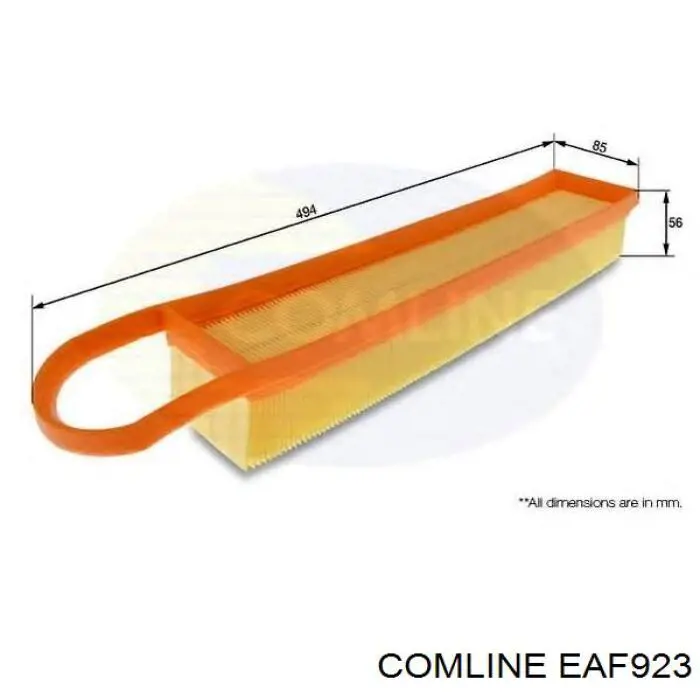 Купити EAF923 Comline Автомобільний фільтр повітря