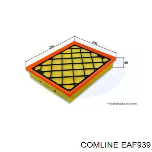 Купити EAF939 Comline Автомобільний фільтр повітря
