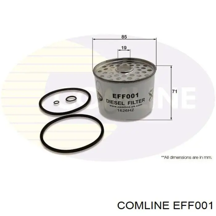 Паливний фільтр EFF001 Comline