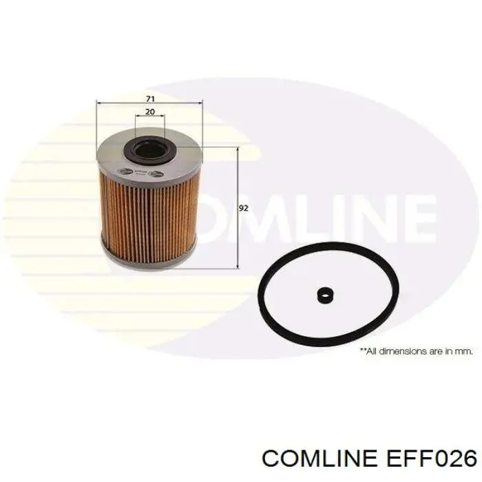 EFF026 Comline Фільтр палива