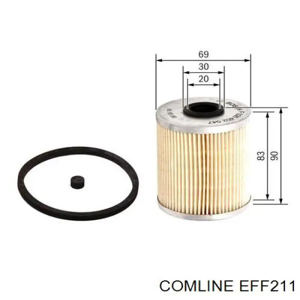 EFF211 Comline Фільтр палива