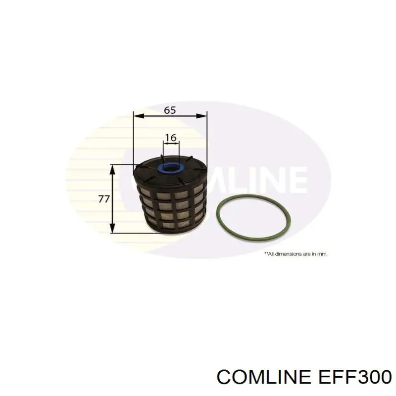 Фільтр тонкого очищення палива Comline EFF300 ціна, від 19.20 USD