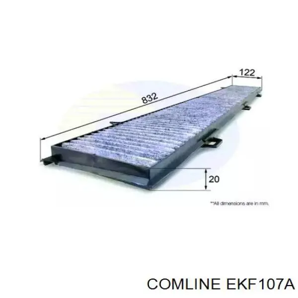 Фільтр салону EKF107A Comline