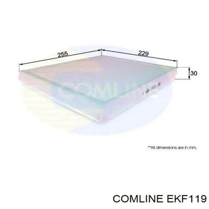 Повітряний фільтр салону Comline EKF119