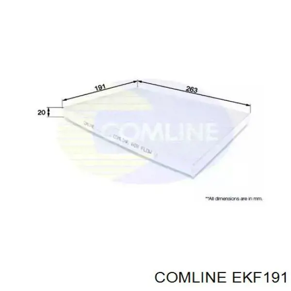 Фільтр салону EKF191 Comline