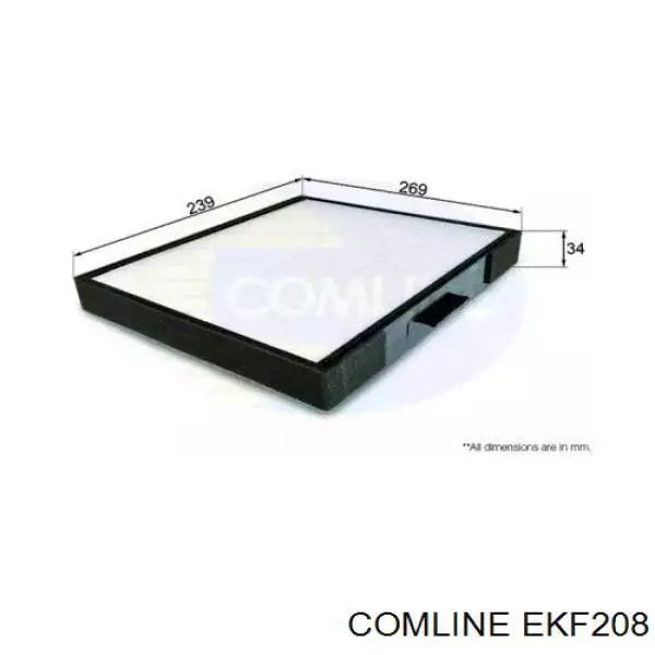 Фільтр салону EKF208 Comline