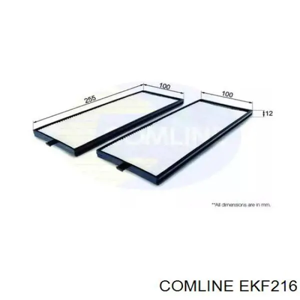 EKF216 Comline Внутрішньосалонний фільтр