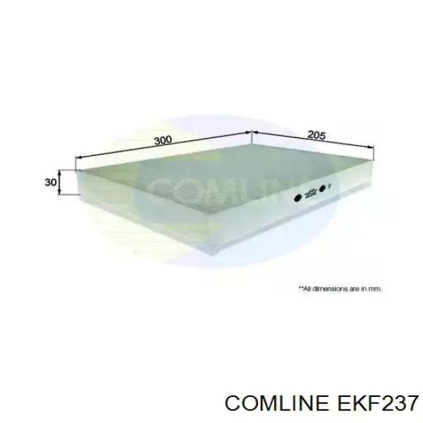 Купити EKF237 Comline Фільтр салону вугільний