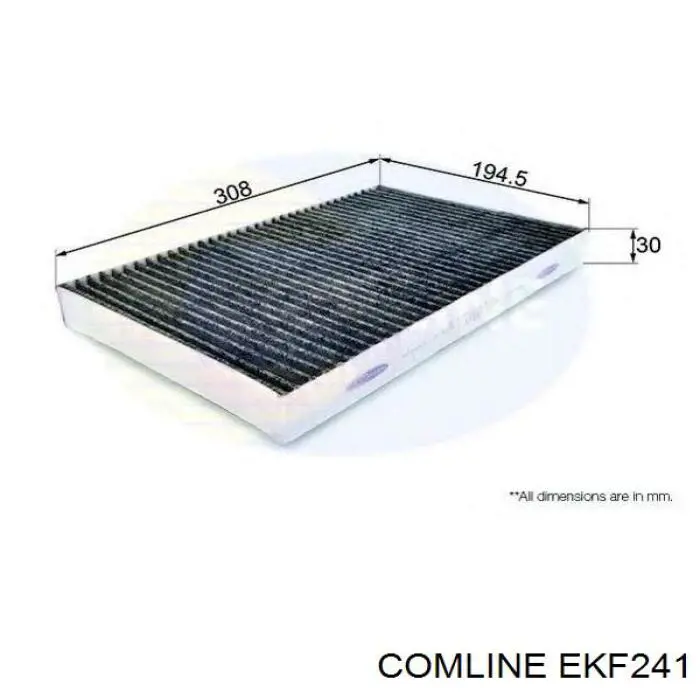 Фільтр повітряний обігрівача Comline EKF241 ціна, від 6.28 USD