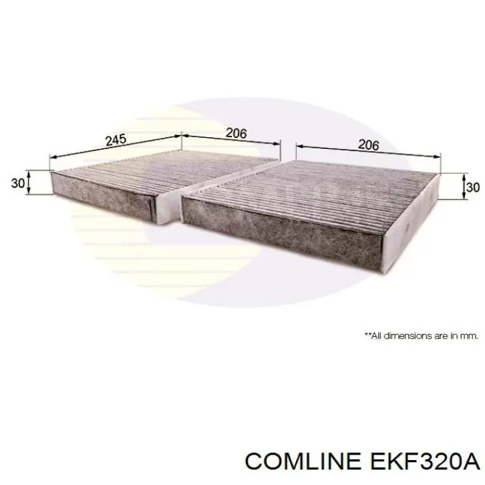 EKF320A Comline фільтр салону