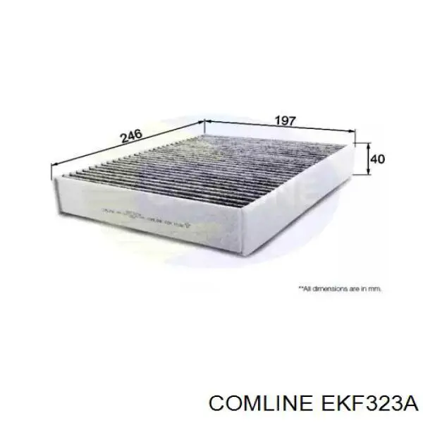 Фільтр салону EKF323A Comline