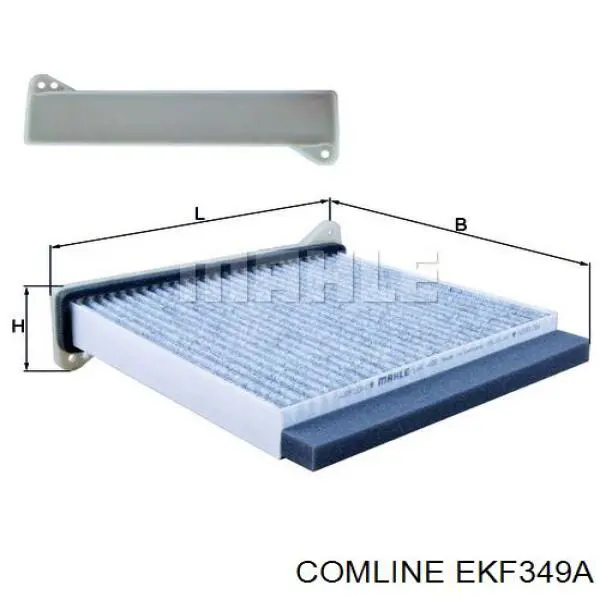 Фільтр повітряний обігрівача Comline EKF349A ціна, від 7.78 USD