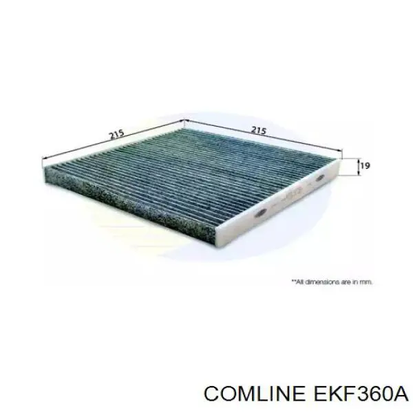 Фільтр салону EKF360A Comline