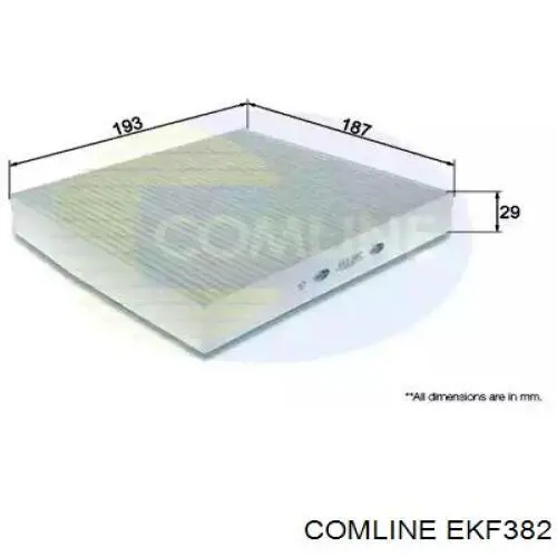 EKF382 Comline Внутрішньосалонний фільтр