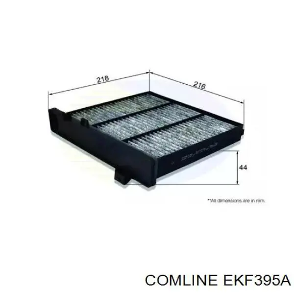 Фільтр повітряний обігрівача Comline EKF395A ціна, від 7.99 USD