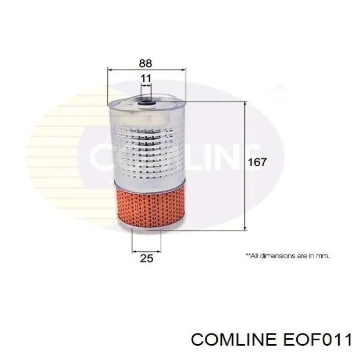 Фільтр масляний EOF011 Comline