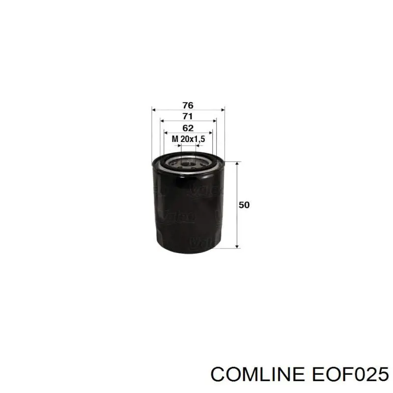 Масляний фільтр EOF025 Comline