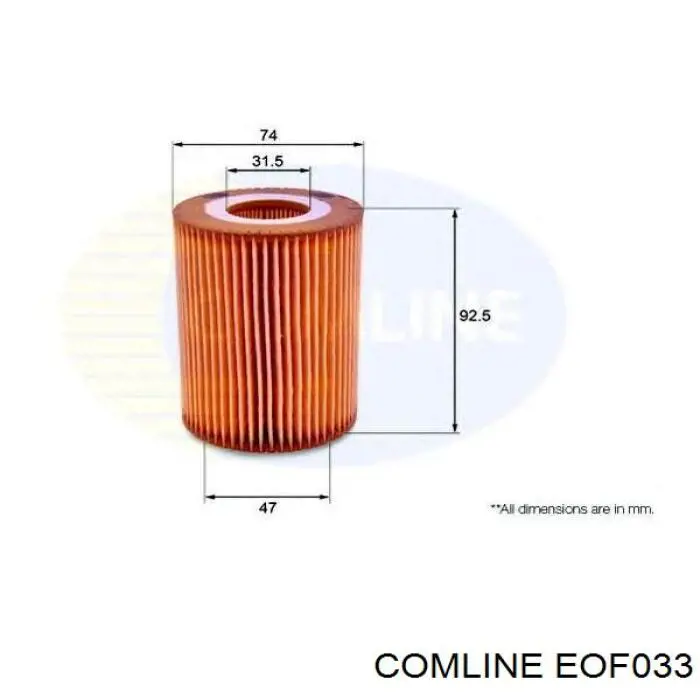 Купити EOF033 Comline Корпус масляного фільтра