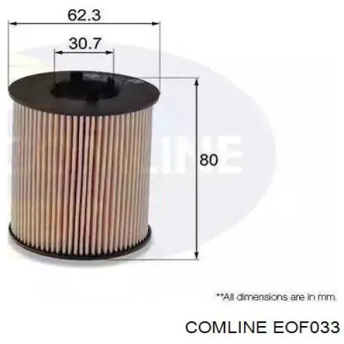 EOF033 Comline Корпус маслофільтра