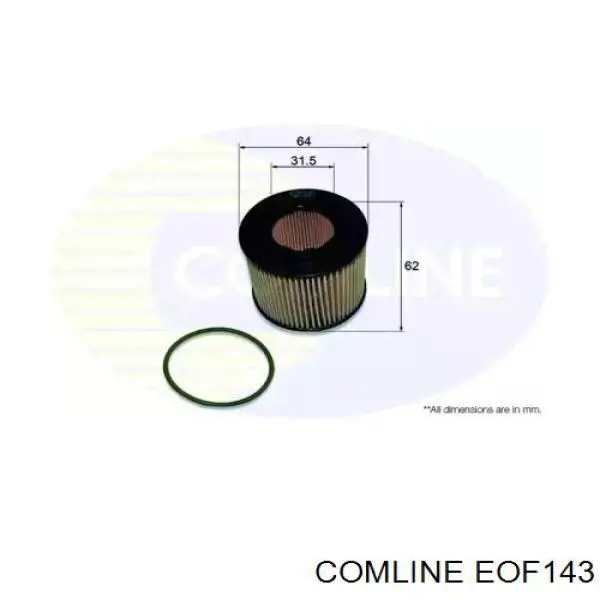 EOF143 Comline Фільтр масла