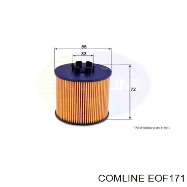 EOF171 Comline Фільтр масла