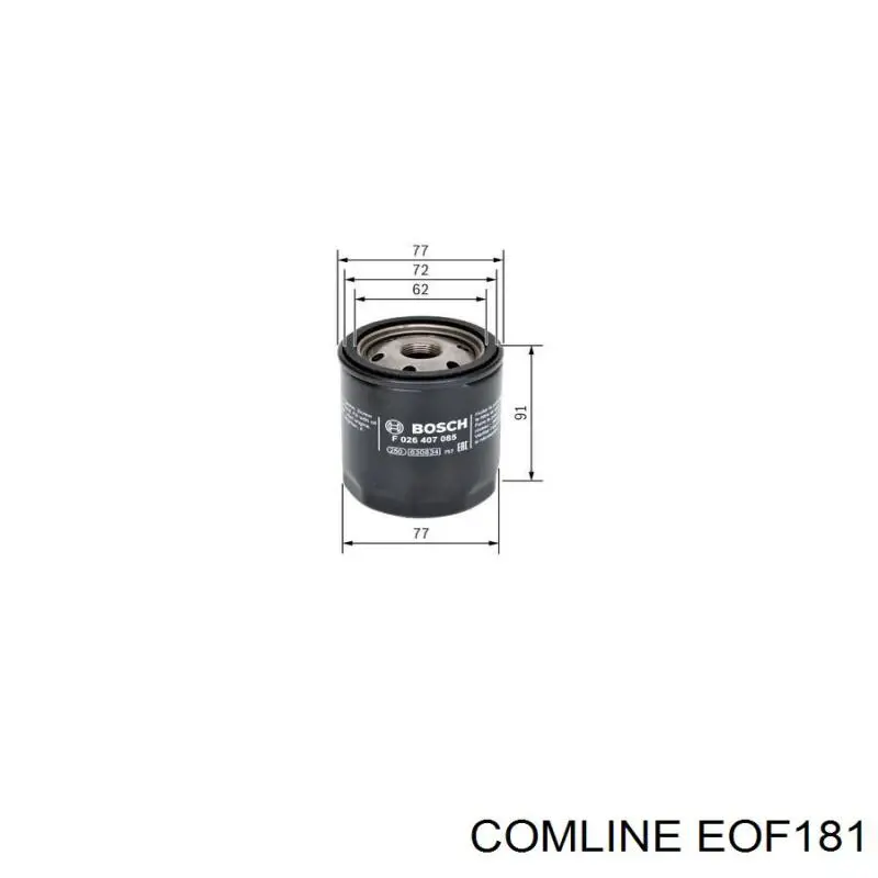 Масляний фільтр EOF181 Comline