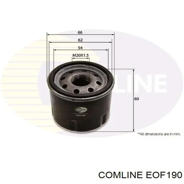 EOF190 Comline фільтр масляний