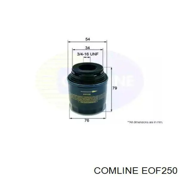 Купити EOF250 Comline Фільтр очищення масла відцентровий