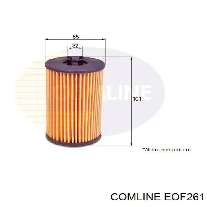 EOF261 Comline Фільтр масла