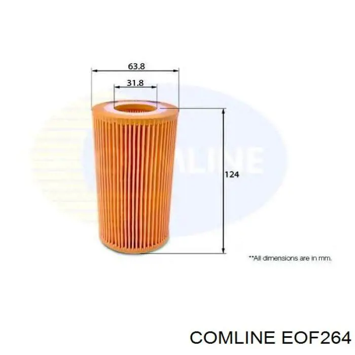 Масляний фільтр EOF264 Comline