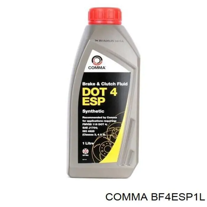 Рідина гальмівна Comma BF4ESP1L ціна, від 11.82 USD
