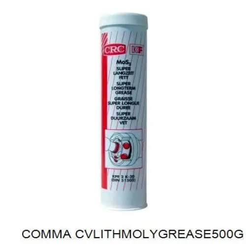 Мастило для підшипників і ШРКШ CVLITHMOLYGREASE500G Comma