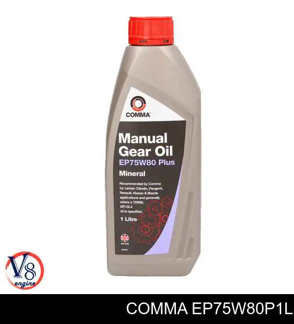 Масло варіатора Comma EP75W80P1L ціна, від 13.28 USD