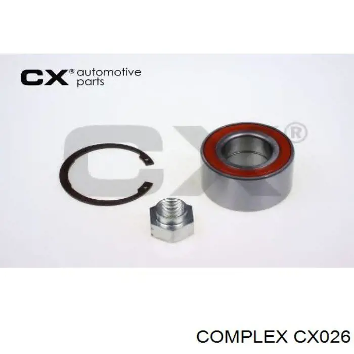 Комплект підшипник маточини передньої CX/Complex CX026 ціна, від 8.71 USD