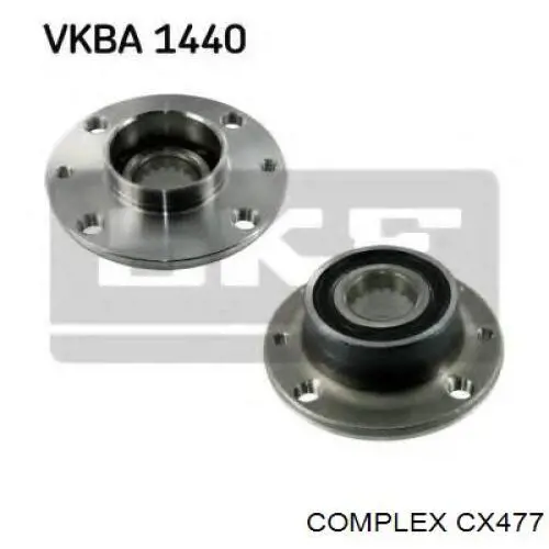 Комплект підшипник маточини передньої CX/Complex CX477 ціна, від 33.97 USD