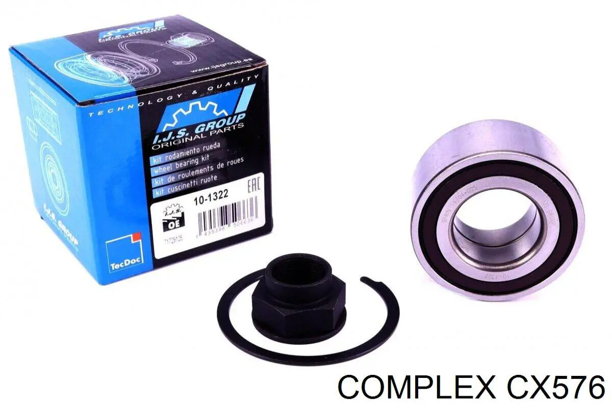 Комплект підшипник маточини передньої CX/Complex CX576 ціна, від 20.18 USD