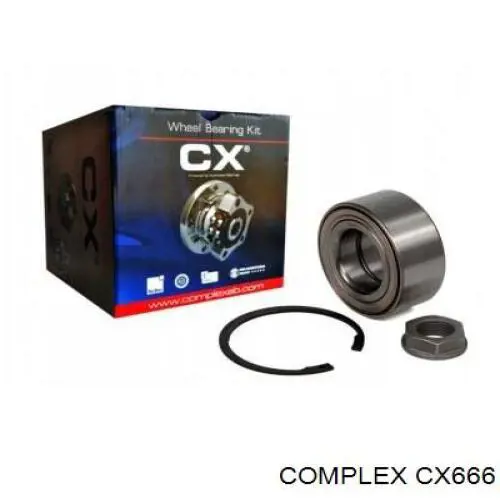 Маточина колеса передня CX/Complex CX666 ціна, від 40.96 USD