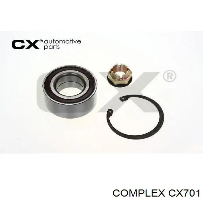 Комплект підшипник маточини передньої CX/Complex CX701 ціна, від 19.22 USD