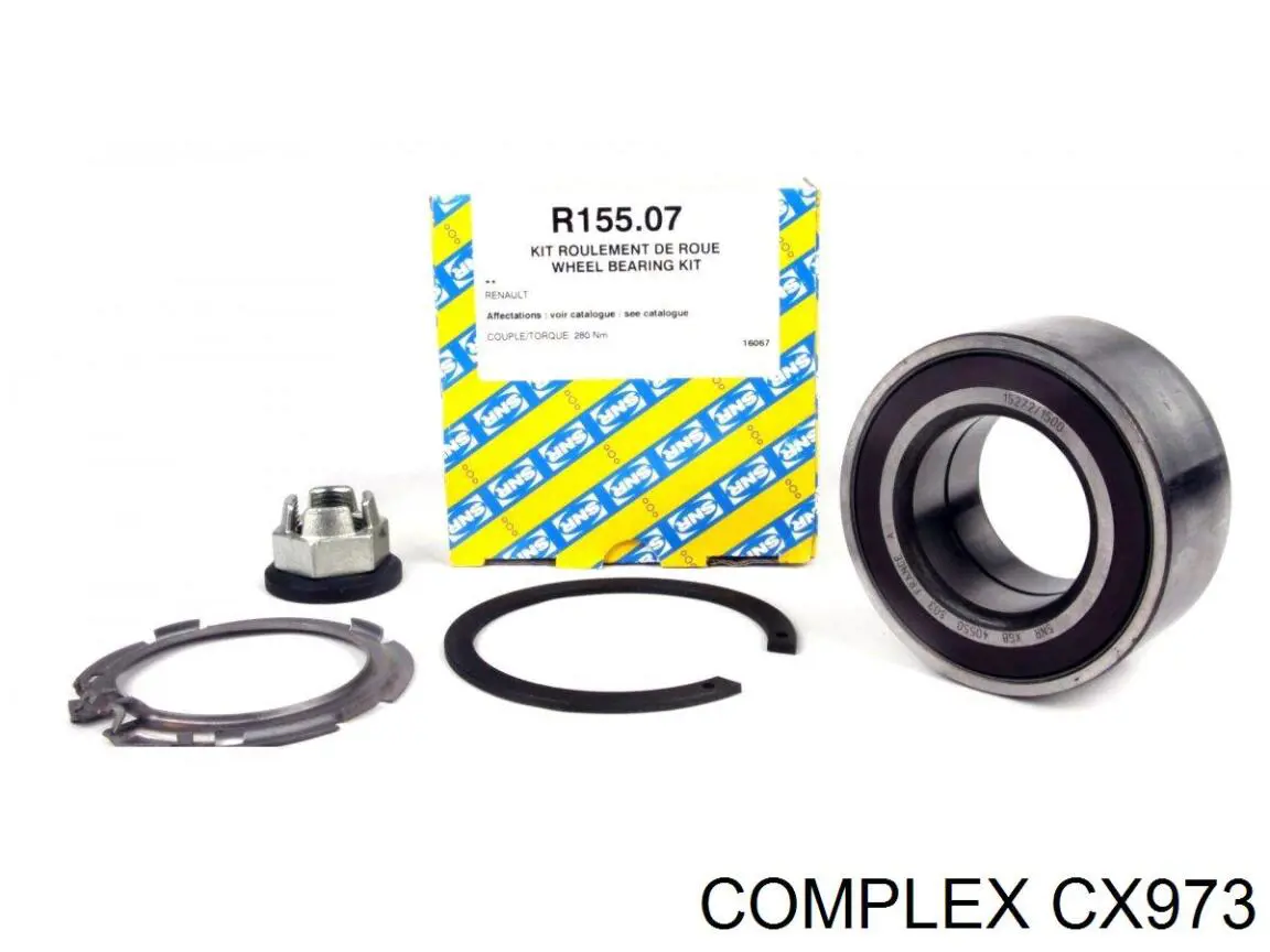 Комплект підшипник маточини передньої CX/Complex CX973 ціна, від 25.33 USD