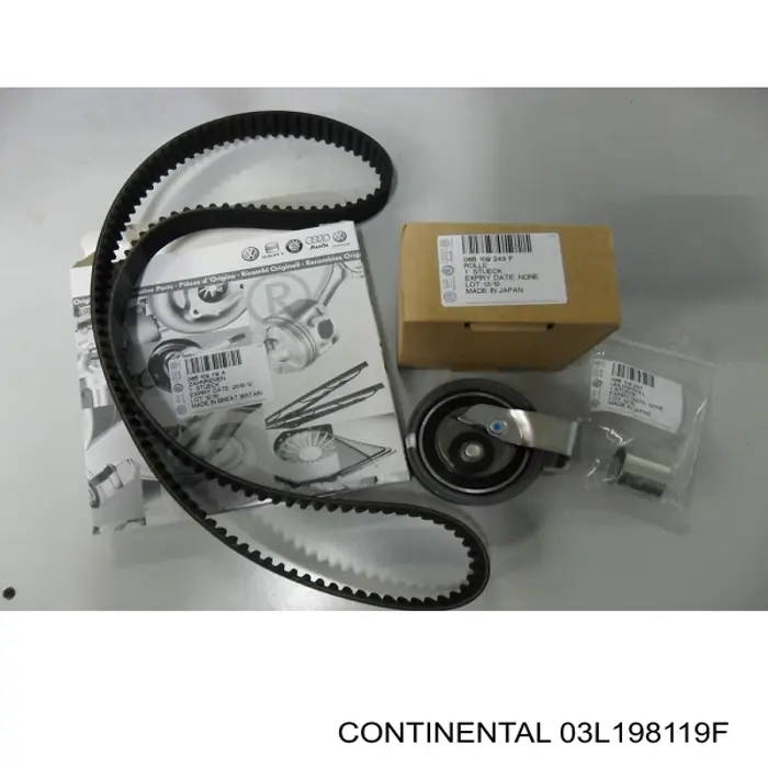 Комплект ГРМ 03L198119F Continental/Siemens
