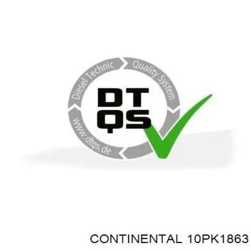 10PK1863 Continental/Siemens Поліклиновий ремінь