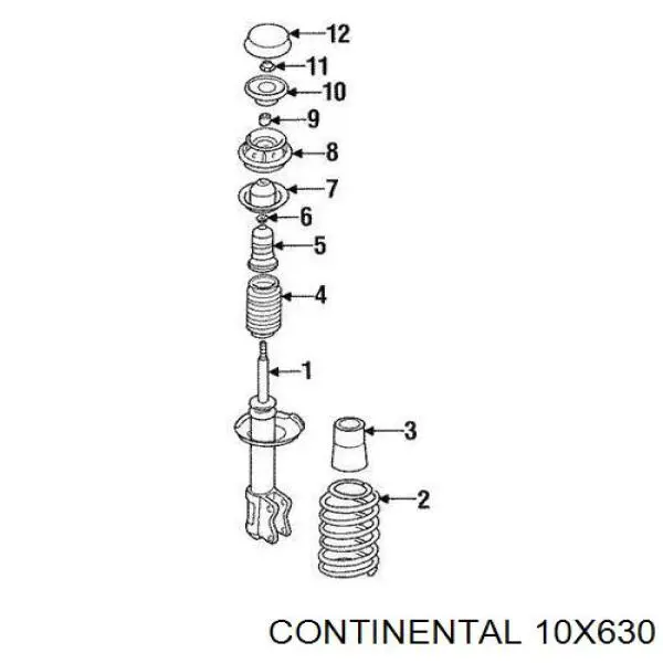 Купити 10X630 Continental/Siemens Ремінь генератора